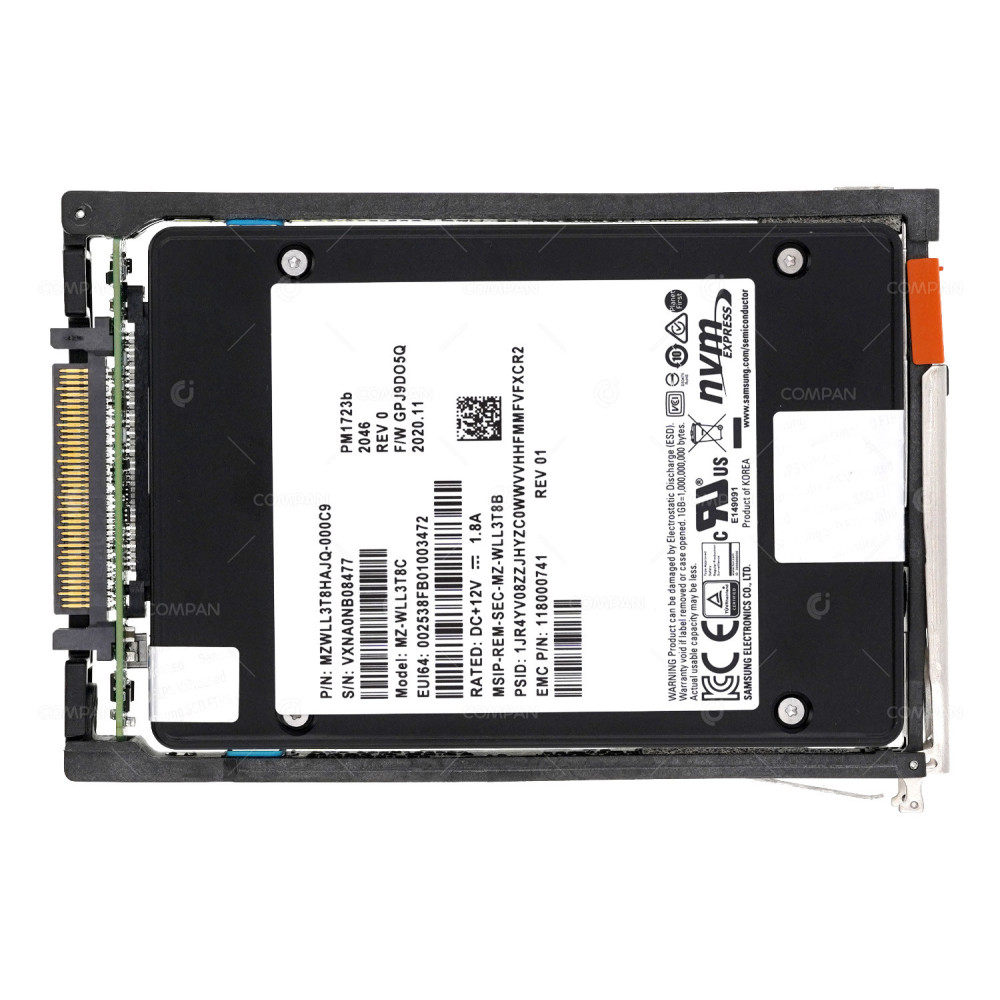 005053079  DELL EMC NVME SSD 3.84TB U.2 32G 2.5" SFF FOR DELL POWERSTORE